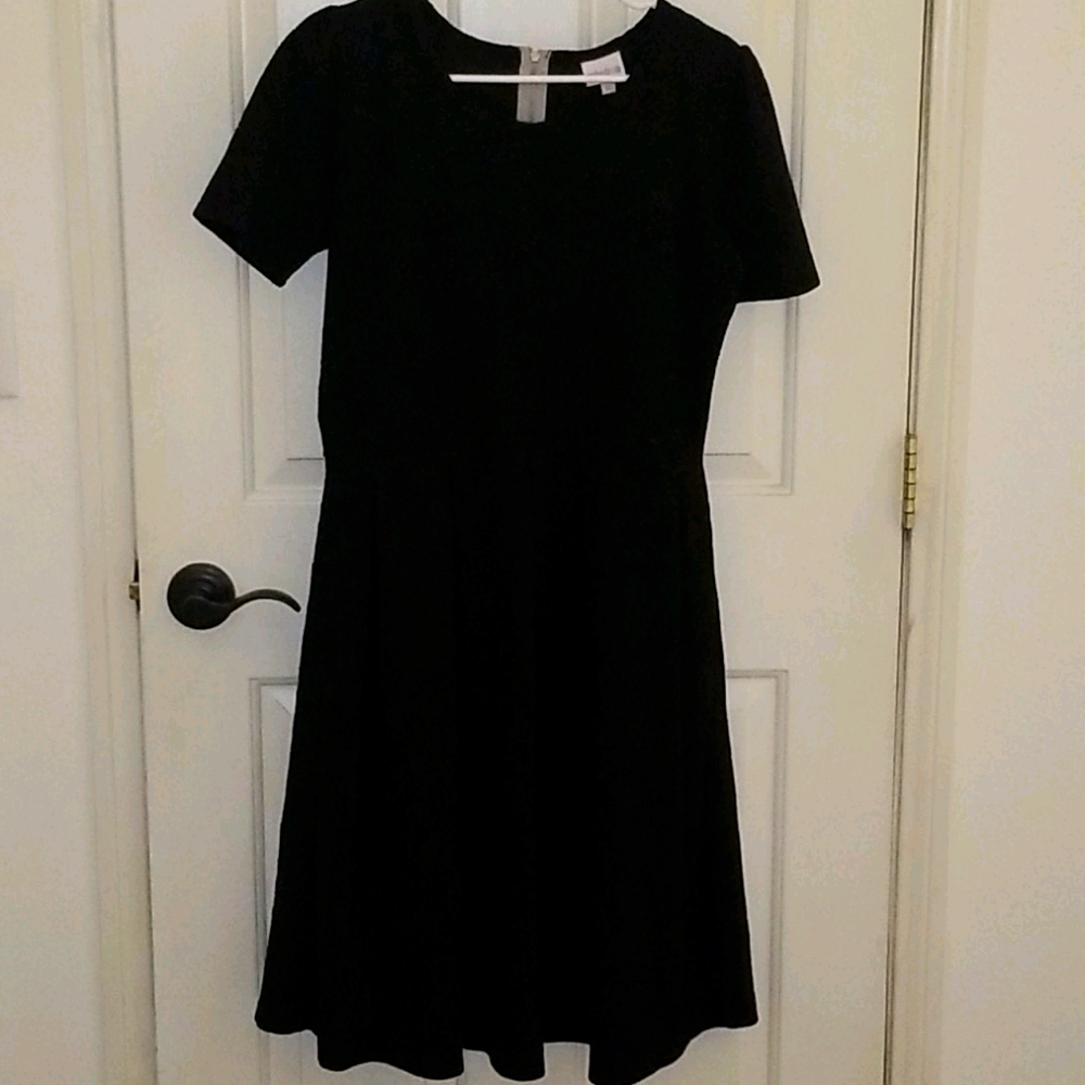 Lularoe Black Amelia Dress - Sz L